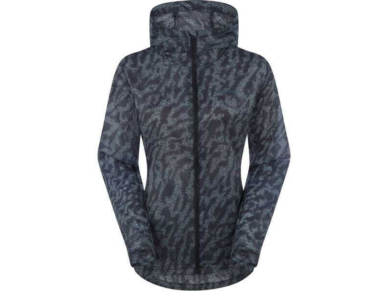 MADISON Roam women's lightweight packable jacket, camo navy haze click to zoom image
