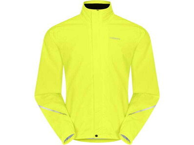 MADISON Protec men's 2-Layer waterproof jacket, hi-viz yellow