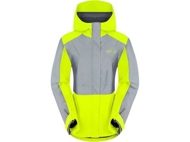 MADISON Stellar FiftyFifty Reflective wms wproof jkt - hi-viz yw / silv click to zoom image