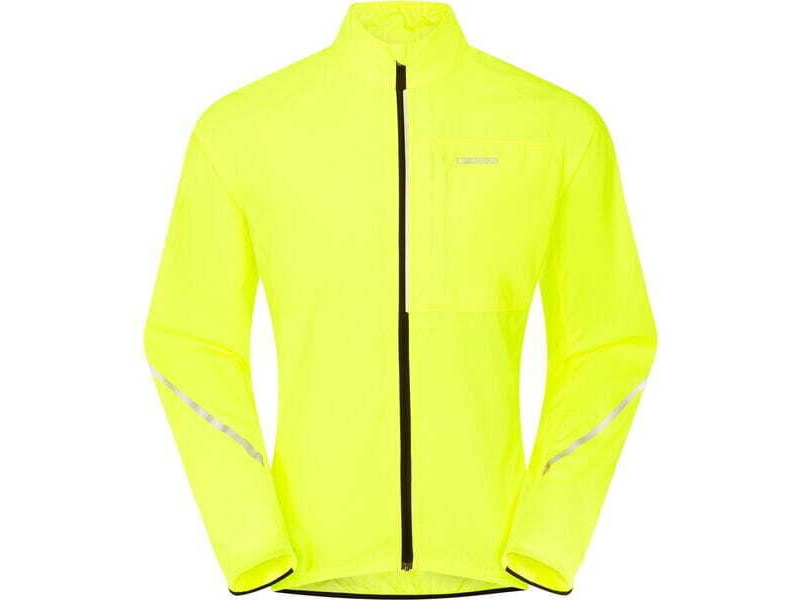 MADISON Freewheel men's packable jacket, hi-viz yellow click to zoom image