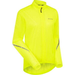 MADISON Flux 2L Ultra-Packable Waterproof Jacket, women's, hi-viz yellow click to zoom image