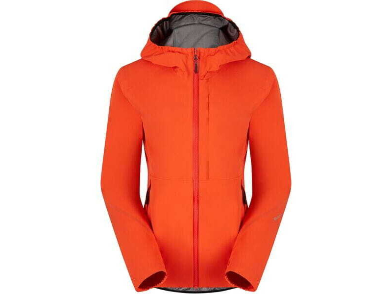 MADISON Flux 3-Layer Women's Waterproof Trail Jacket, magma red click to zoom image