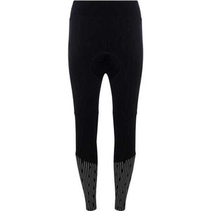 MADISON Stellar padded women's reflective thermal tights with DWR, black click to zoom image