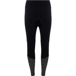 MADISON Stellar padded women's reflective thermal tights with DWR, black click to zoom image