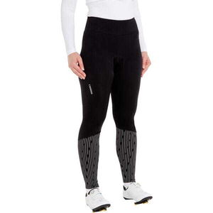 MADISON Stellar padded women's reflective thermal tights with DWR, black click to zoom image