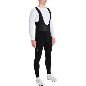 MADISON Freewheel men's thermal bib tights with pad, black click to zoom image