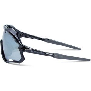 MADISON Code Breaker II Sunglasses - gloss black / silver mirror click to zoom image