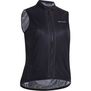 MADISON Flux Women's Ultra Packable Waterproof Gilet, black click to zoom image