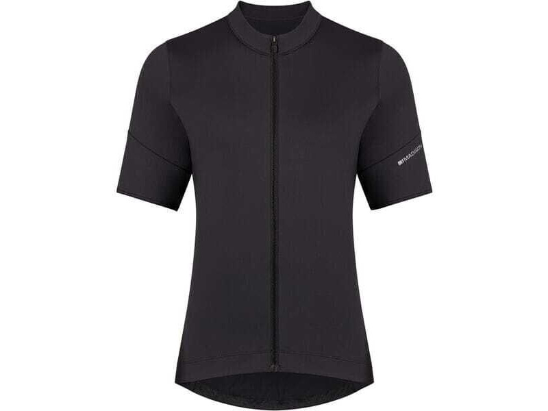 MADISON Flux Women's Short Sleeve Jersey, black click to zoom image