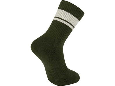 MADISON Roam Isoler Crew Sock, midnight green click to zoom image