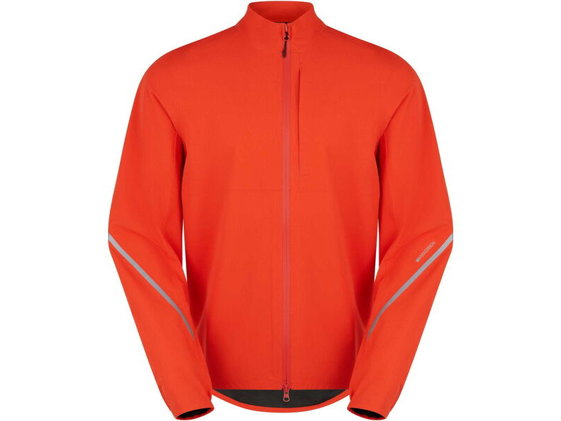 MADISON Freewheel Men's Waterproof Jacket, magma red click to zoom image