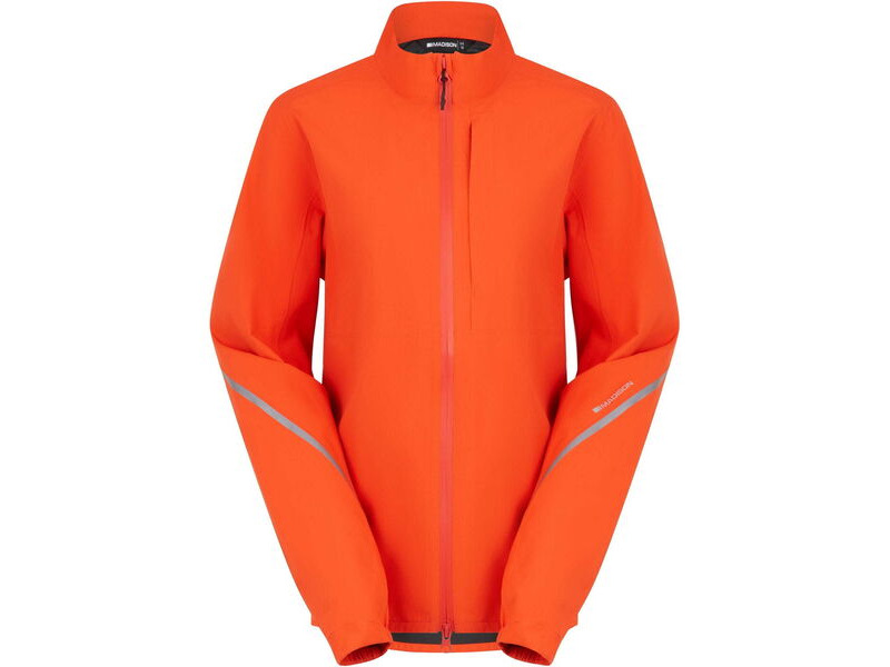 MADISON Freewheel Women's Waterproof Jacket, magma red click to zoom image