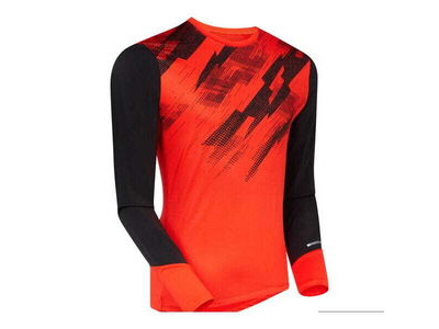 MADISON Flux Men's Long Sleeve Trail Jersey , magma red / black click to zoom image