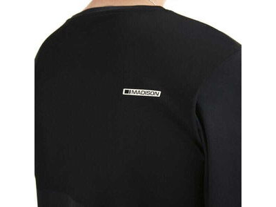 MADISON Zenith men's long sleeve thermal jersey - black click to zoom image