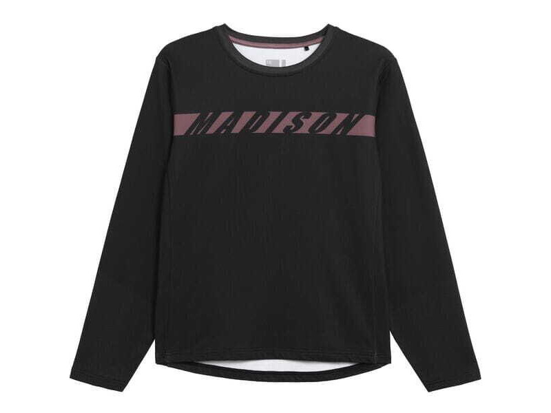 MADISON Zenith women's long sleeve thermal jersey - phantom black click to zoom image
