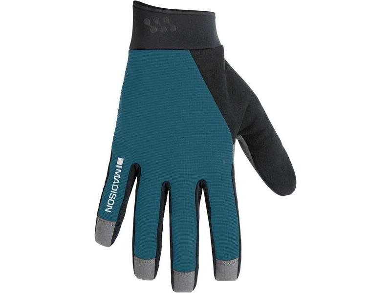 MADISON Freewheel Gel Pad Trail Gloves, lake blue click to zoom image
