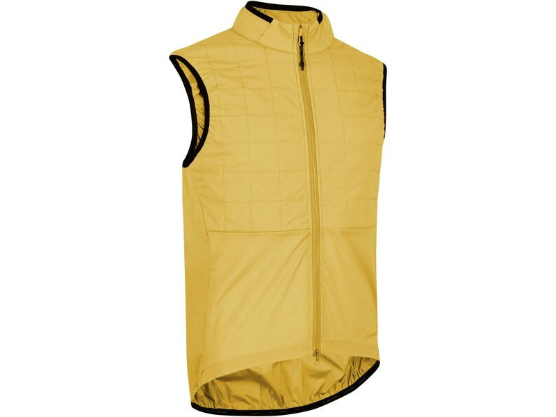 MADISON Roam Men's Windproof Packable Primaloft Gilet, golden yellow click to zoom image
