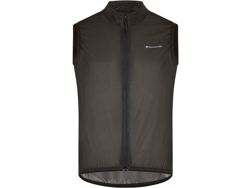 MADISON Flux 2L Ultra Packable Waterproof Gilet - men's - castle grey click to zoom image