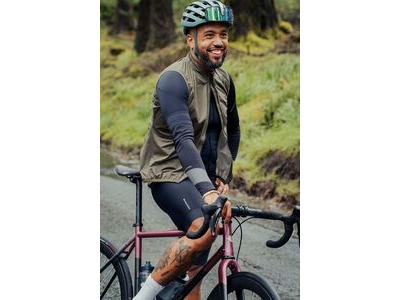 MADISON Flux EIT Pad Lycra Bib Short - men's - steel grey click to zoom image