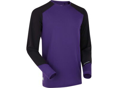 MADISON Flux Men's Long Sleeve Trail Jersey, plasma purple / black click to zoom image